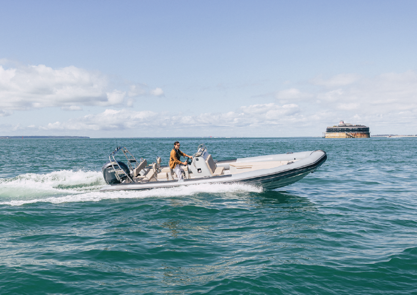 Ballistic RIBs on display Northshore Itchenor